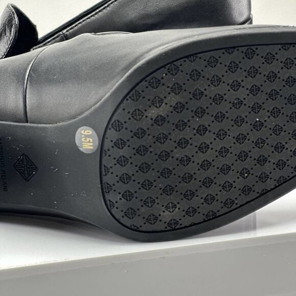 Antonio Melani Hale Black heeled block Mary Jane shoe size 9.5 - Picture 5 of 10